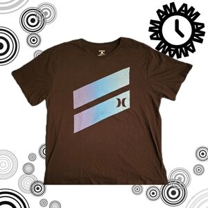 HURLEY Mens Graphic T-Shirt Top Small Black Cotton